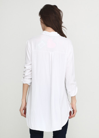Белая демисезонная блуза New Collection