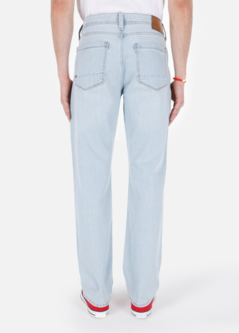 Светло-голубые демисезонные зауженные джинсы Colin's