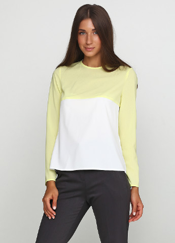 Світло-жовта демісезонна блуза SP8