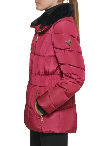 Бордова демісезонна куртка Guess