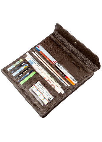 Женский кожаный кошелек-клатч 19х10 см st leather (252133991)