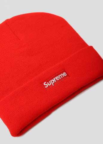 Красная шапка бини с логотипом Supreme Spain (251905326)