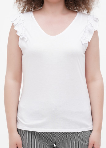 Біла літня футболка Orsay