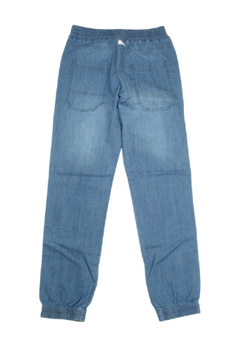 Голубые кэжуал демисезонные зауженные брюки Danza