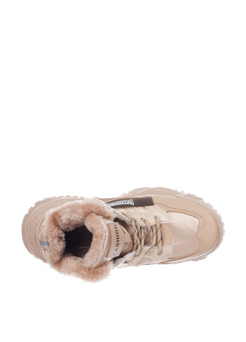 Зимние ботинки No Brand с мехом из искусственной кожи