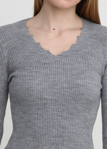 Серый демисезонный пуловер пуловер Akdeniz