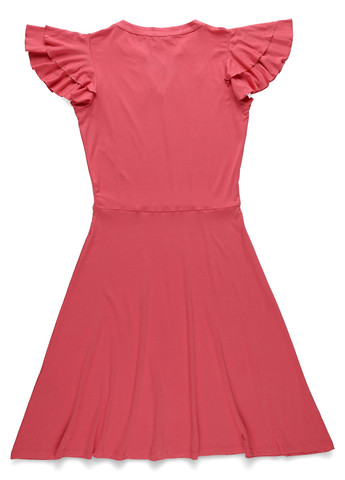 Розовое кэжуал платье клеш Esprit однотонное