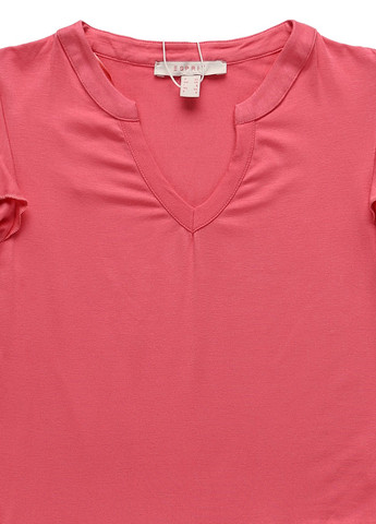 Розовое кэжуал платье клеш Esprit однотонное