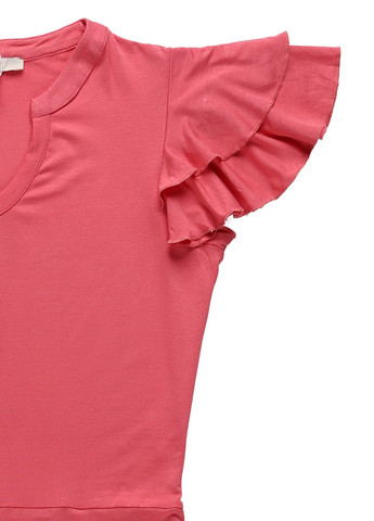 Розовое кэжуал платье клеш Esprit однотонное