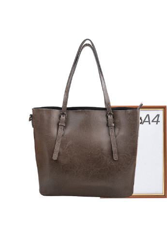Жіноча шкіряна сумка-шоппер 31,5х28х11 см Eterno (232988690)