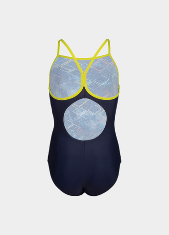 Светло-синий демисезонный купальник слитный Arena DALY SWIMSUIT LIGHT DROP BACK