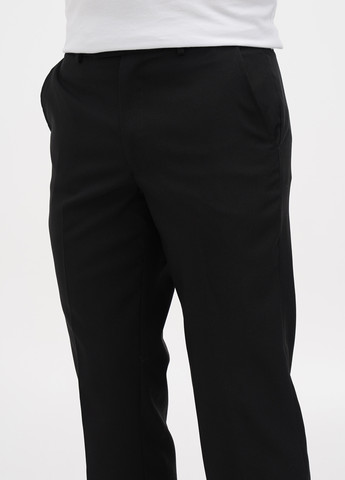 Черные кэжуал демисезонные прямые, классические брюки H&M