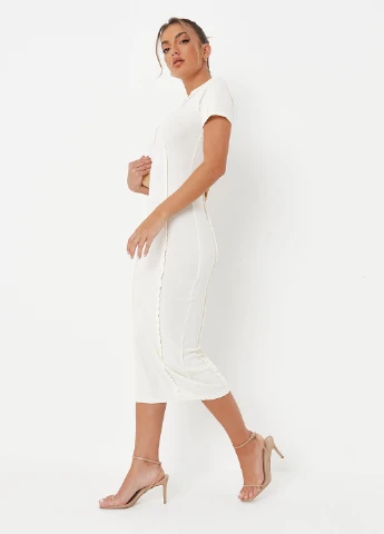 Молочна кежуал сукня футляр Missguided однотонна