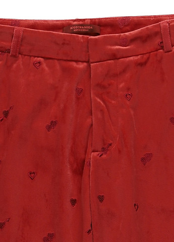 Бордовые кэжуал летние чиносы брюки Scotch & Soda