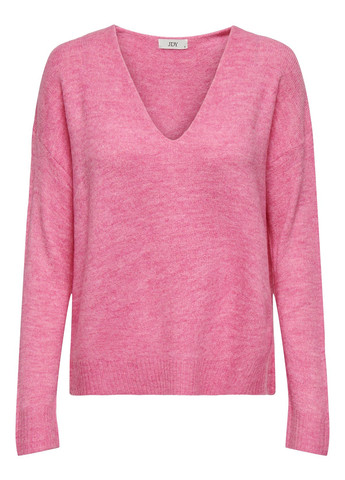 Розовый демисезонный пуловер пуловер Only