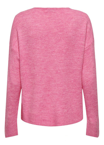 Розовый демисезонный пуловер пуловер Only