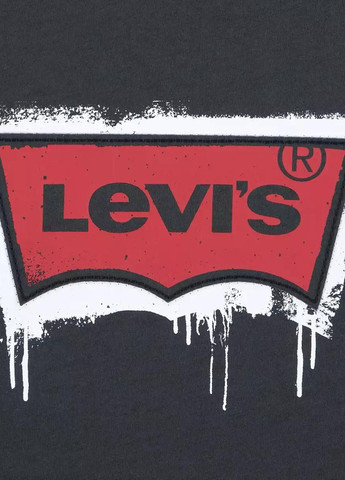Чорна літня футболка Levi's