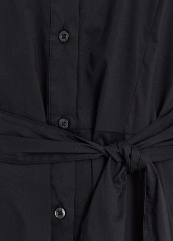 Чорна кежуал сукня сорочка Ralph Lauren однотонна