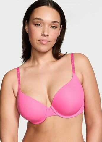 Розовый демисезонный комплект (бюстгальтер, трусы) Victoria's Secret