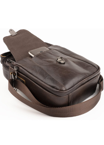 Чоловіча шкіряна сумка 23,5х19х6 см Vintage (229459895)