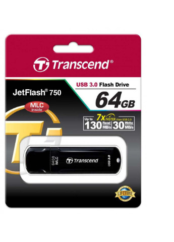 USB флеш накопичувач (TS64GJF750K) Transcend 64GB JetFlash 750 USB 3.0 (232750157)