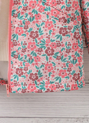 Розовая зимняя куртка куртка-пальто SHEIN