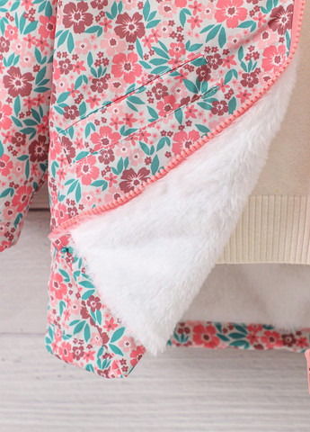 Розовая зимняя куртка куртка-пальто SHEIN