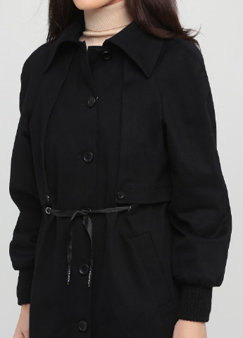 Черное демисезонное Пальто MiNiMax
