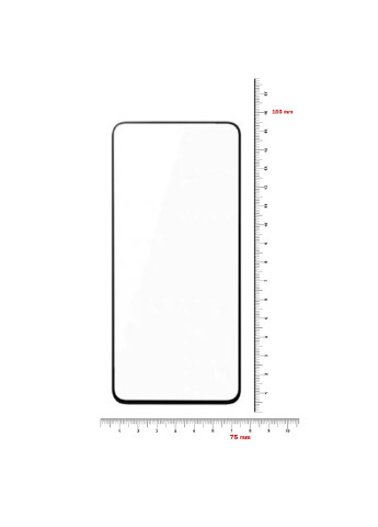 Стекло защитное Xiaomi Mi 11 Lite Black (706909) BeCover (252389920)