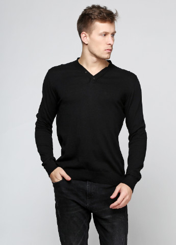 Черный демисезонный пуловер пуловер Richmond X