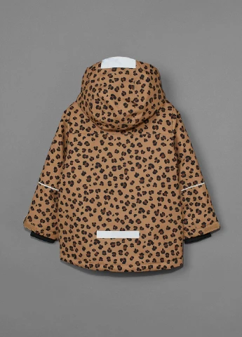 Бежевая куртка демісезон,леопардовий, H&M