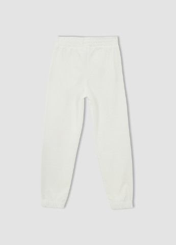 Белые кэжуал демисезонные джоггеры брюки DeFacto