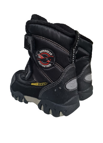 Черные кэжуал зимние ботинки Super Gear