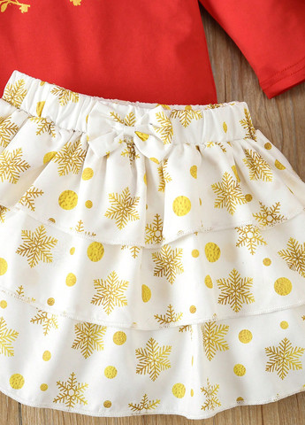 Червоний демісезонний костюм (боді, спідниця) спідничний SHEIN