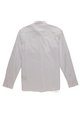 Белая кэжуал рубашка однотонная Gas