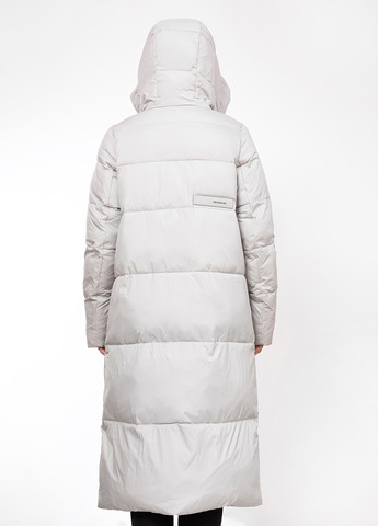 Светло-серая зимняя куртка куртка-пальто Peercat