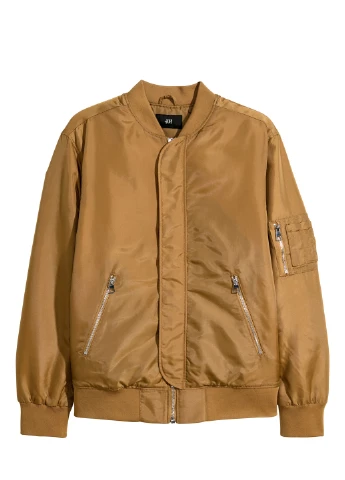 Бомбер,гірчичний, H&M (255193023)