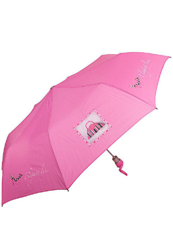 Рожева складна парасолька напівавтомат 99 см Airton (197761493)