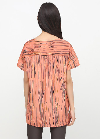 Оранжевая летняя блуза Minus