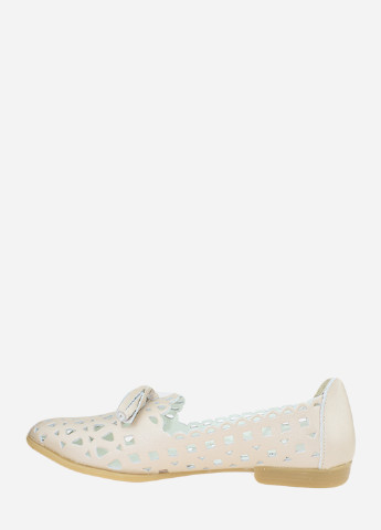 Жіночі балетки r670-1 бежевий Fabiani | бежеві однотонні натуральна шкіра (236016431)