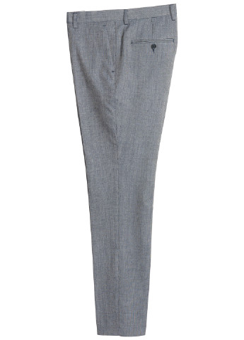 Серые кэжуал демисезонные классические брюки H&M
