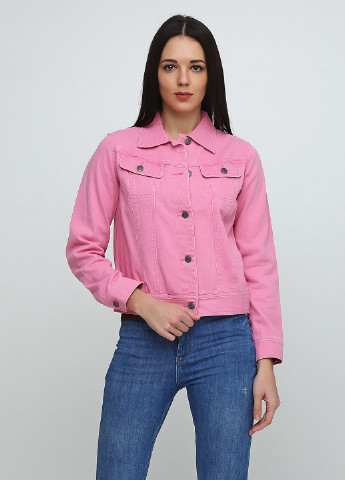 Розовая демисезонная куртка джинсовая Ralph Lauren