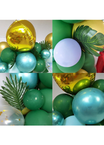 Гирлянда арка из воздушных шариков для фотозоны, комплект для создания арки из воздушных шаров, 152 шт No Brand (254492180)