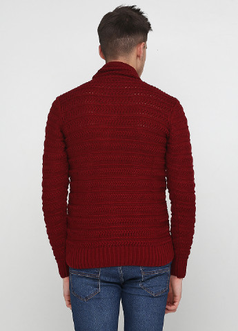 Бордовый зимний свитер Despicaso