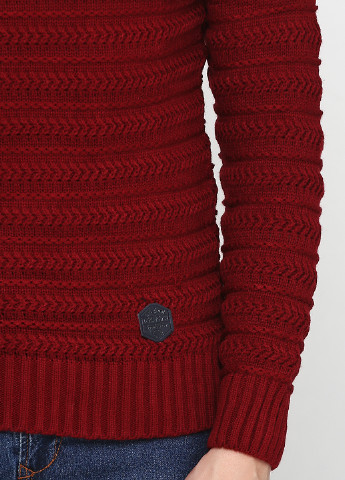 Бордовый зимний свитер Despicaso