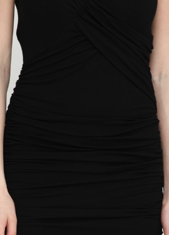 Черное кэжуал платье Teen Wolf однотонное