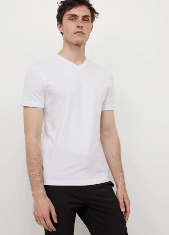 Біла футболка H&M