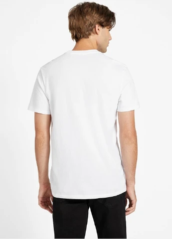 Белая футболка Guess
