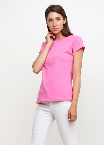 Рожева літня футболка з коротким рукавом Shik