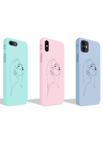 Чехол силиконовый Apple Iphone 11 Pro Контурный минимализм (Contour minimalism) (9231-1788) MobiPrint (219774917)